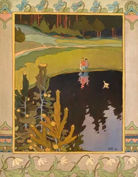 Illustration to the fairytale The White Duck