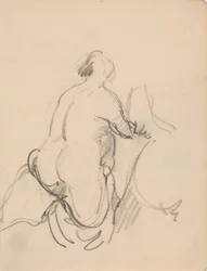 Standing Nude Woman, Seen from the Back