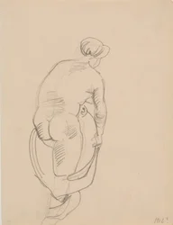 Standing Nude Woman, Seen from the Back