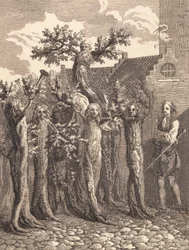 The Potuan Citizen Who Proposed the Abolition of Titles is Carried in Triumph