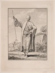 Portrait of Carsten Niebuhr in Arabic Dress