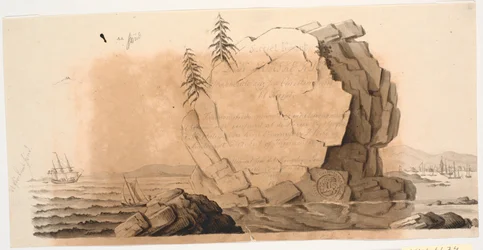 Draft for Title Vignette for a Sea Chart: Special Map of Part of the Norwegian Coast