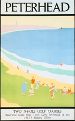 Peterhead, London & North Eastern Railway LNER poster, c1930