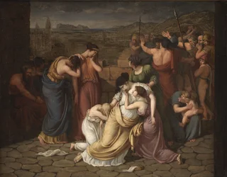 Andromache in Despair at the Sight of Hector