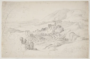 Olevano Romano. Sabine Mountains