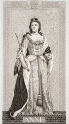 Queen Anne from Illustrations of English and Scottish History Volume II