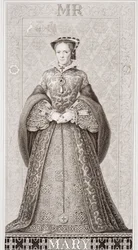 Queen Mary (1516-58) from 