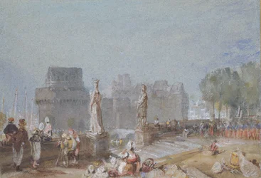 Chateau de Nantes, c1830