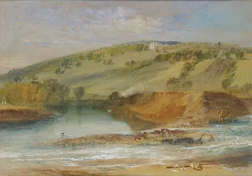 Farnley Hall, from the Junction of the Wharfe and the Washburn, 1818