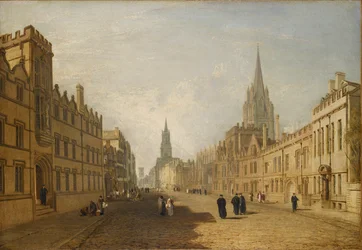View of the High Street, Oxford