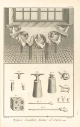 Orfevre-jouaillier, Metteur en Œuvre, Illustration from 
