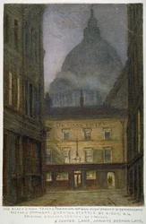 The Black Swan Tavern in Carter Lane, City of London, 1870