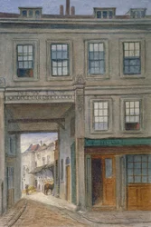 View of New Inn, Old Bailey, City of London