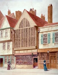 View of Trinity Hall, Aldersgate Street, City of London, 1780