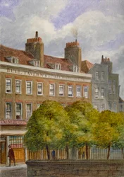 View of the Bell Tavern, Church Row, Aldgate, City of London