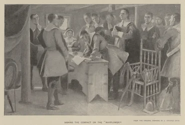 Signing the Compact on the 