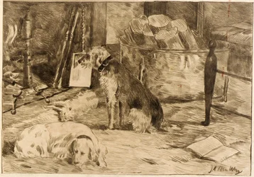 Dogs on the Hearth no. 1