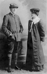 Mabel Hackney and Laurence Irving