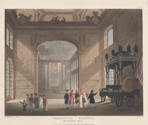 Greenwich Hospital, The Painted Hall, January 1, 1810