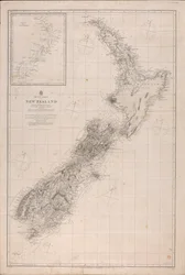 Chart of New Zealand