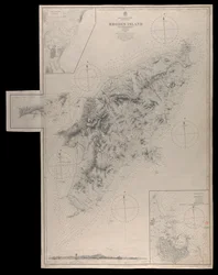 Mediterranean archipelago Rhodes Island surveyed...under the direction of Com