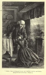 Father, I Have Not Been Good to You; But I Will Be, I Will Be, Said Esther, Laying Her Head on His Knee