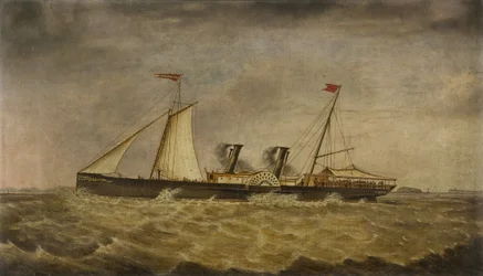 Old Bristol Paddle Pleasure Steamer 