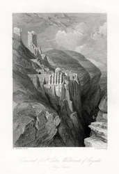 The Convent of St Saba, Wilderness of Engadi, Holy Land
