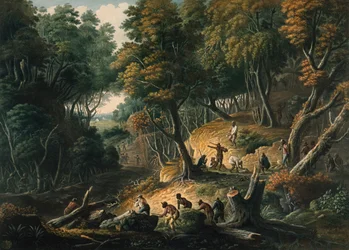 The Maroons in Ambush on the Dromilly Estate in the Parish of Trelawney