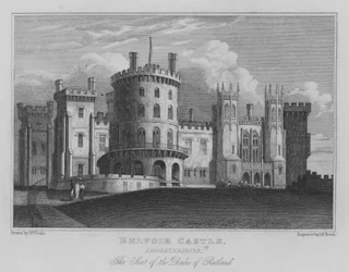 Belvoir Castle, Leicestershire; The Seat of the Duke of Rutland (engraving)
