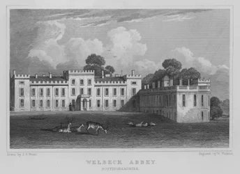 Welbeck Abbey, Nottinghamshire (engraving)