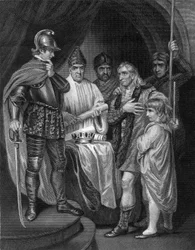 Balliol Surrendering His Crown to Edward I of England