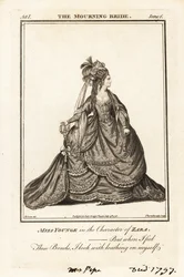Miss Elizabeth Younge in the character of Zara in William Congreve’s The Mourning Bride