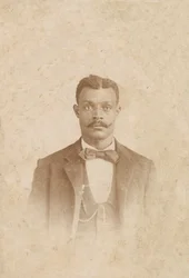 Photograph of a Man in a Suit, Vest and Necktie