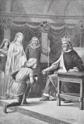 Gareth came to ask for his second favour, that he should be one of the King