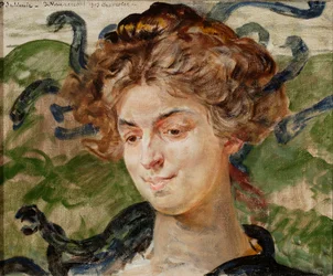 Portrait of the Actress Helena Sulima as a Gorgon