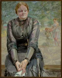 Pensive Woman - Portrait of Sister Helena Karczewska