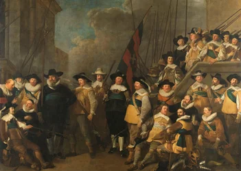 Officers and Other Civic Guardsmen of the V District in Amsterdam under the Command of Captain Cornelis de Graeff and Lieutenant Hendrick Lauwrensz