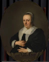 Portrait of Sara de Bie, Jan Lutma