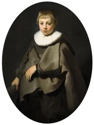 Portrait of a Boy in Grey