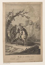 Riders Passing Through the Valley (Medijs in vallibus acri Gaudet equo)