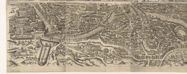 Map of Rome During the Time of Emperor Augustus