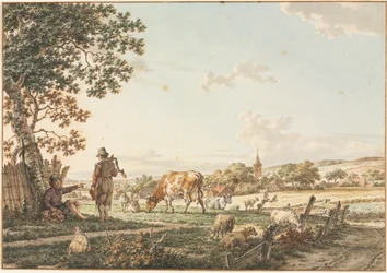 Pastoral Landscape with Village