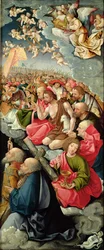 Right wing of Triptych with Adoration of the Trinity