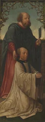 Saint Matthias and a Donor, Saint Andrew (reverse)