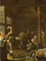 Soldiers in a Stable, c.1655