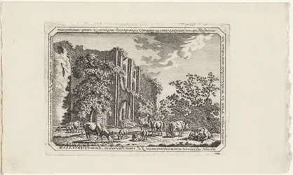 Cattle at the Ruins of Brederode