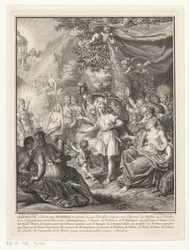 Allegorical Representation with Telemachus and Minerva (title page for: François de Fénelon, Les avantures de Telemaque, 1734)