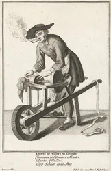 Scissors Grinder (series title: Street Vendors in London)