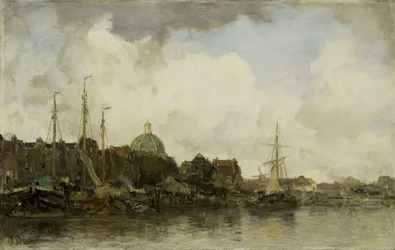 Townscape with a Domed Church